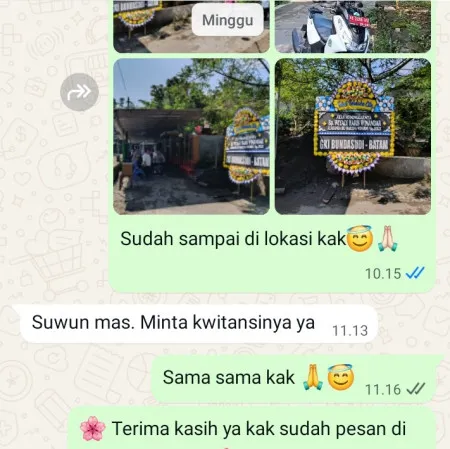 Pengiriman Papan Bunga Duka Kebon Sirih