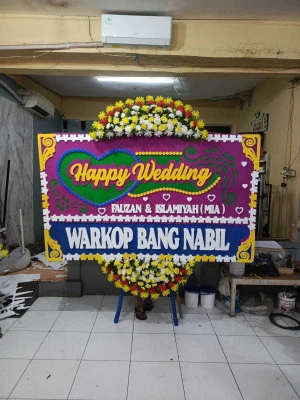 Papan Bunga di Kebon Sirih