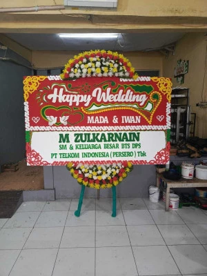 Papan Bunga di Kebon Sirih