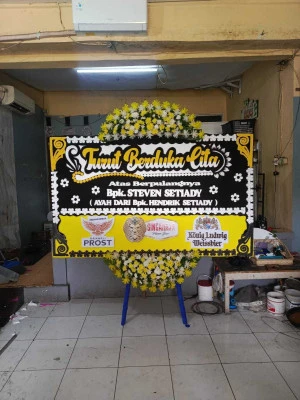 Papan Bunga di Kebon Sirih