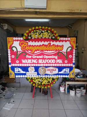 Papan Bunga di Kebon Sirih
