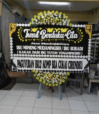 Papan Bunga di Kebon Sirih