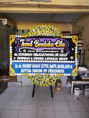 Papan Bunga di Kebon Sirih